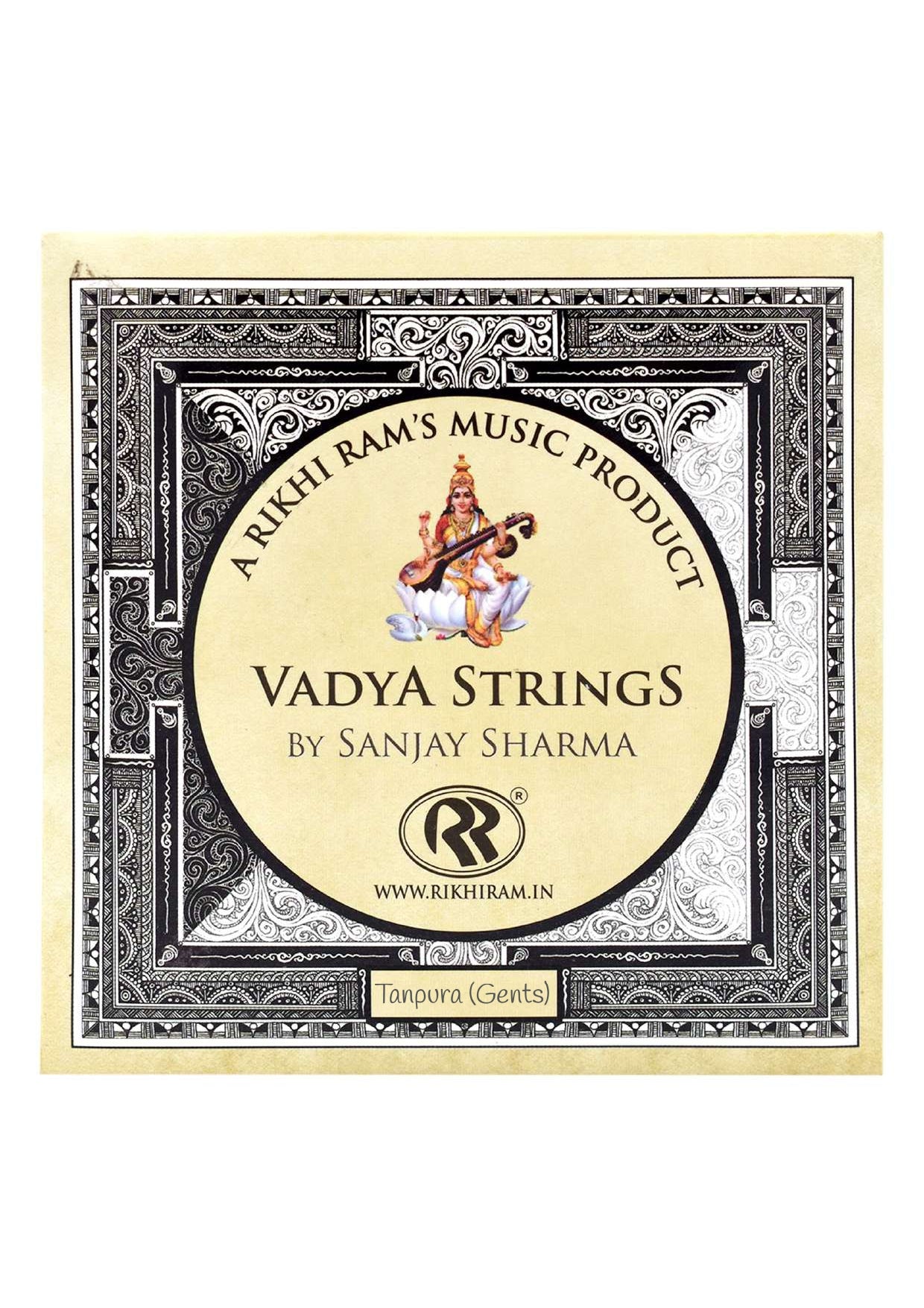Vadya Strings - Rikhi Ram Signature Tanpura Strings Set (Gents)